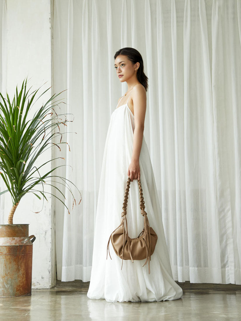 Latte Seashell Bag