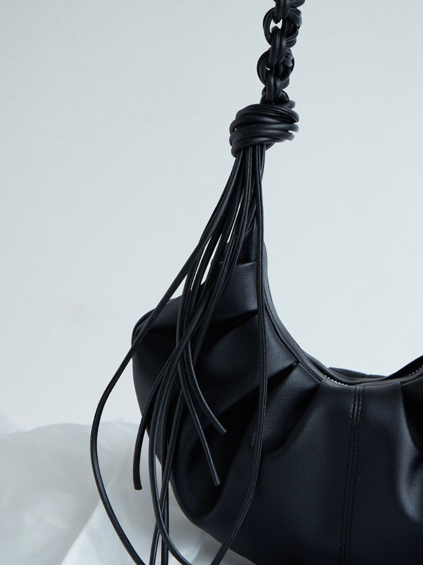 Black Seashell Bag (Defect Sale)