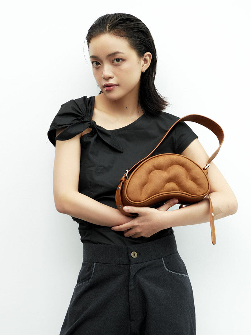 Light Brown Bean Flower Bag