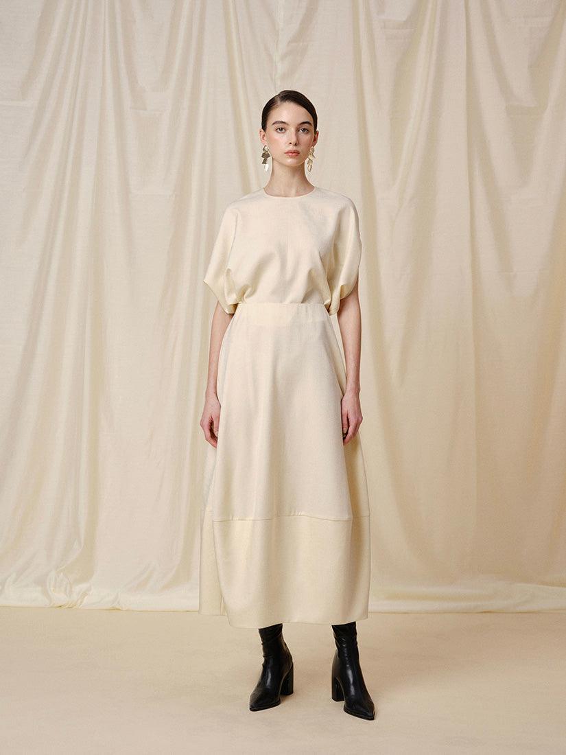 Beige Alleia Skirt