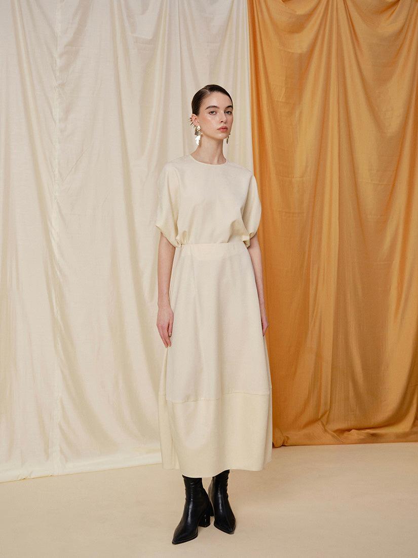 Beige Alleia Skirt