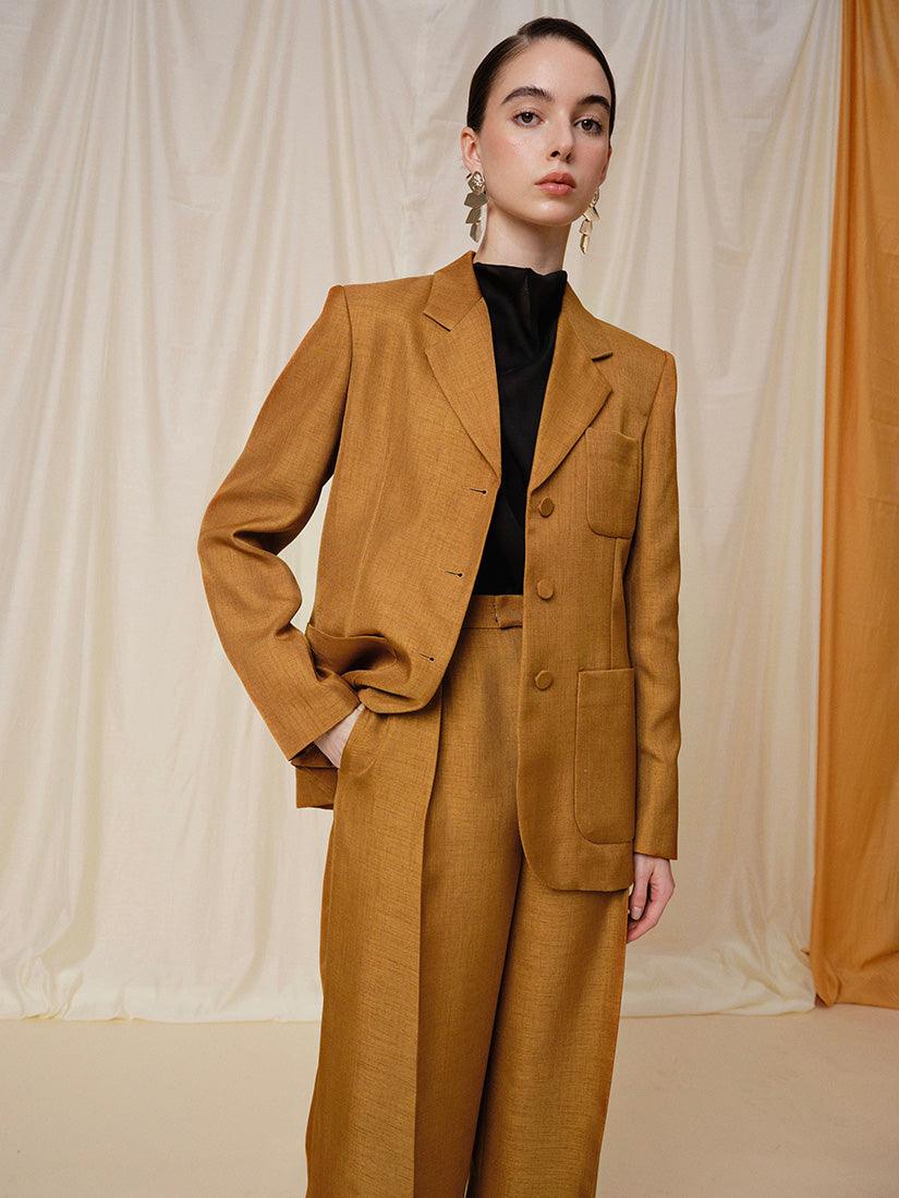 Mustard Darlene Trousers