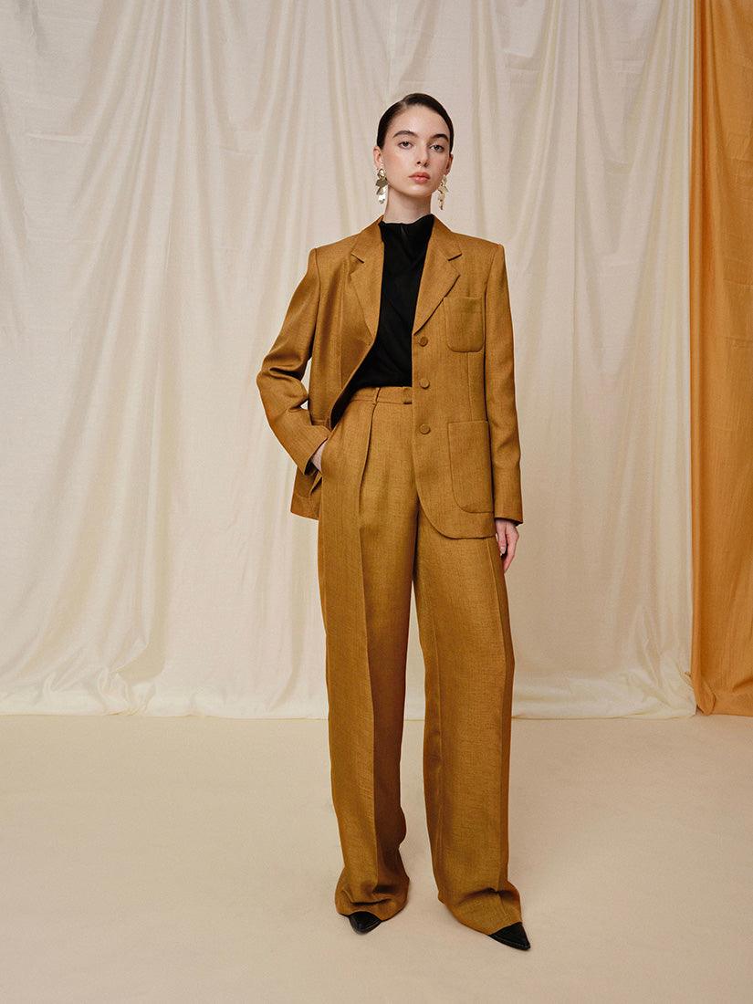 Mustard Darlene Trousers