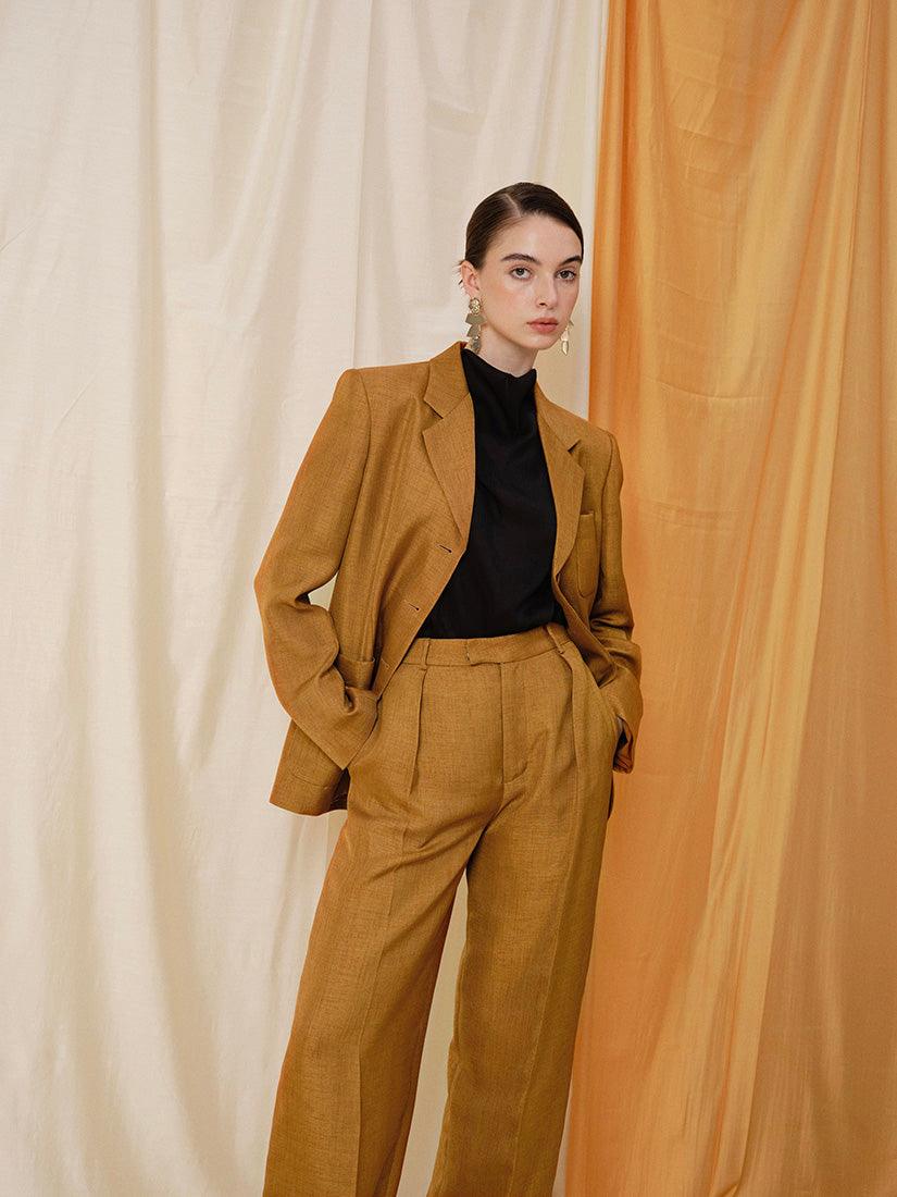 Mustard Darlene Trousers
