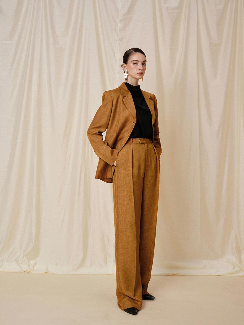 Mustard Darlene Trousers