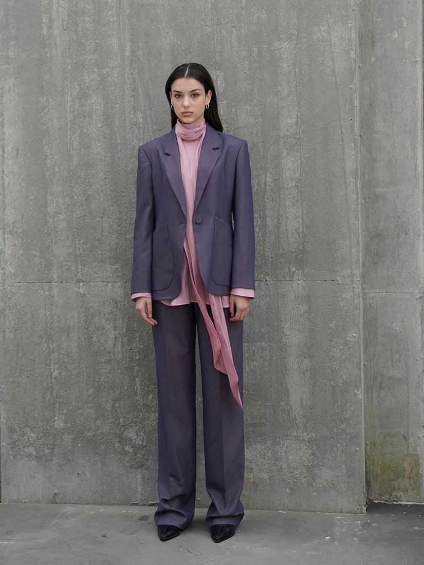 Purple Kaela Trousers - :BE/NOTABLE/