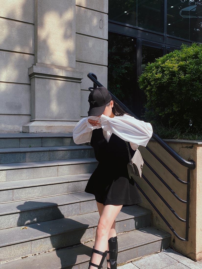 Asymmetric Gilet Front Shirt