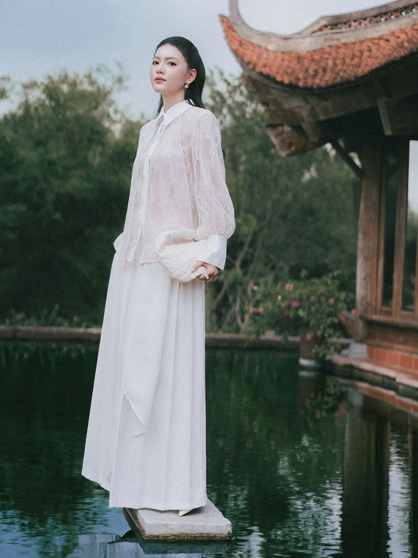 Twilly Detailed Lace Shirt