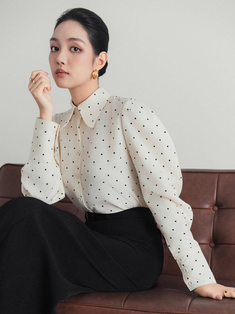 Vintage Polka Dot Shirt