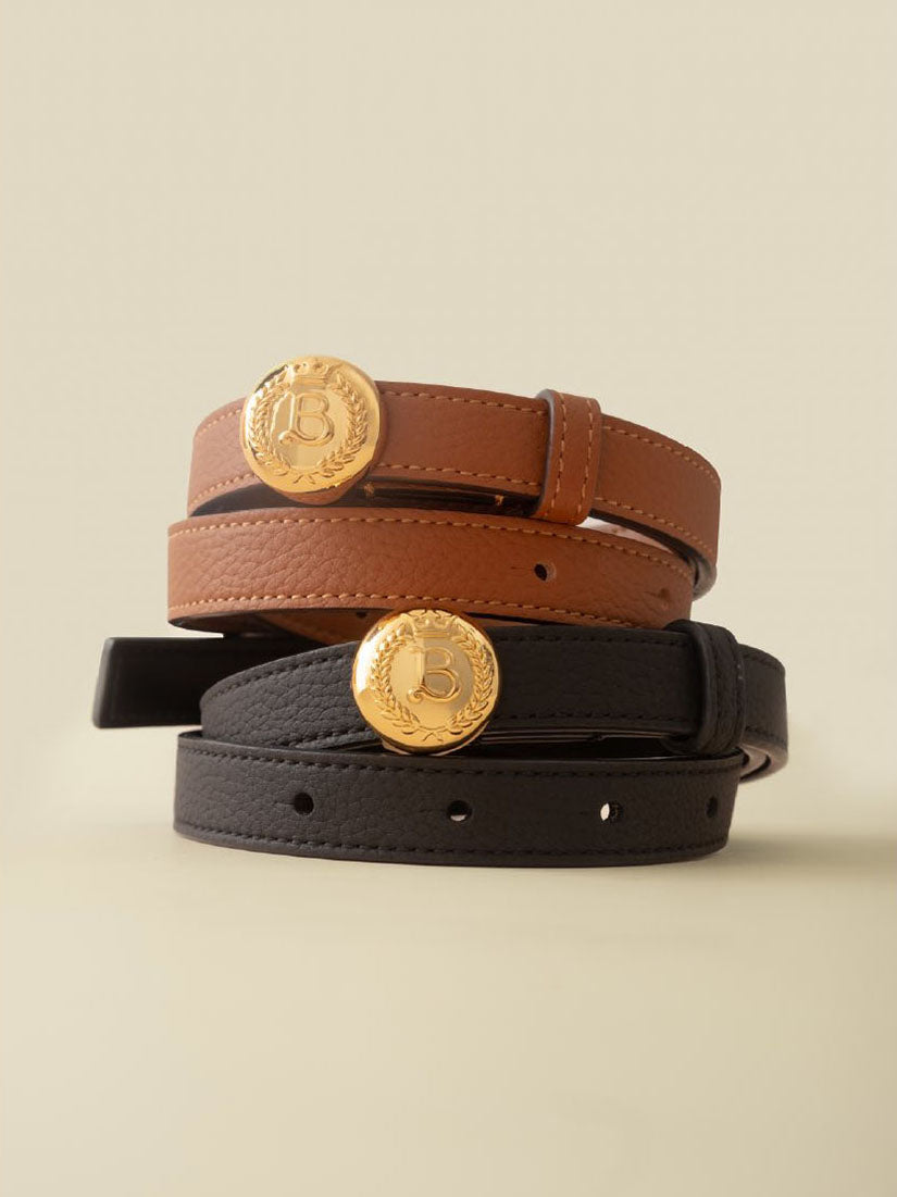 Golden Buckle Belt(2 Colours)
