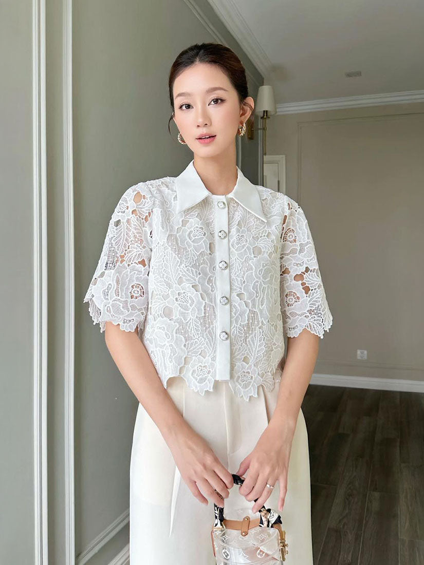 Floral Lace Blouse