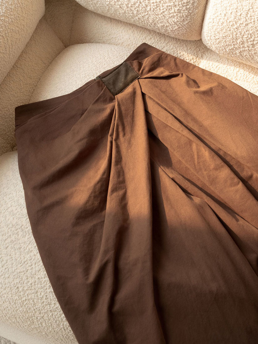 Radiant Pleated Front Wide Leg Pants
