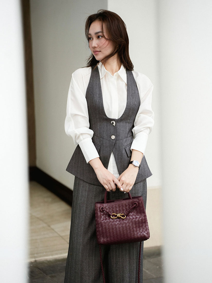 Decorative Button Waistcoat