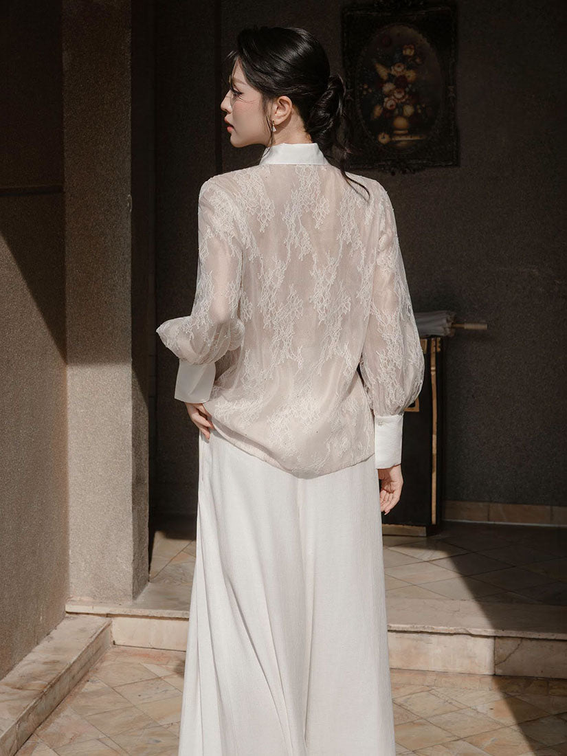 Twilly Detailed Lace Shirt