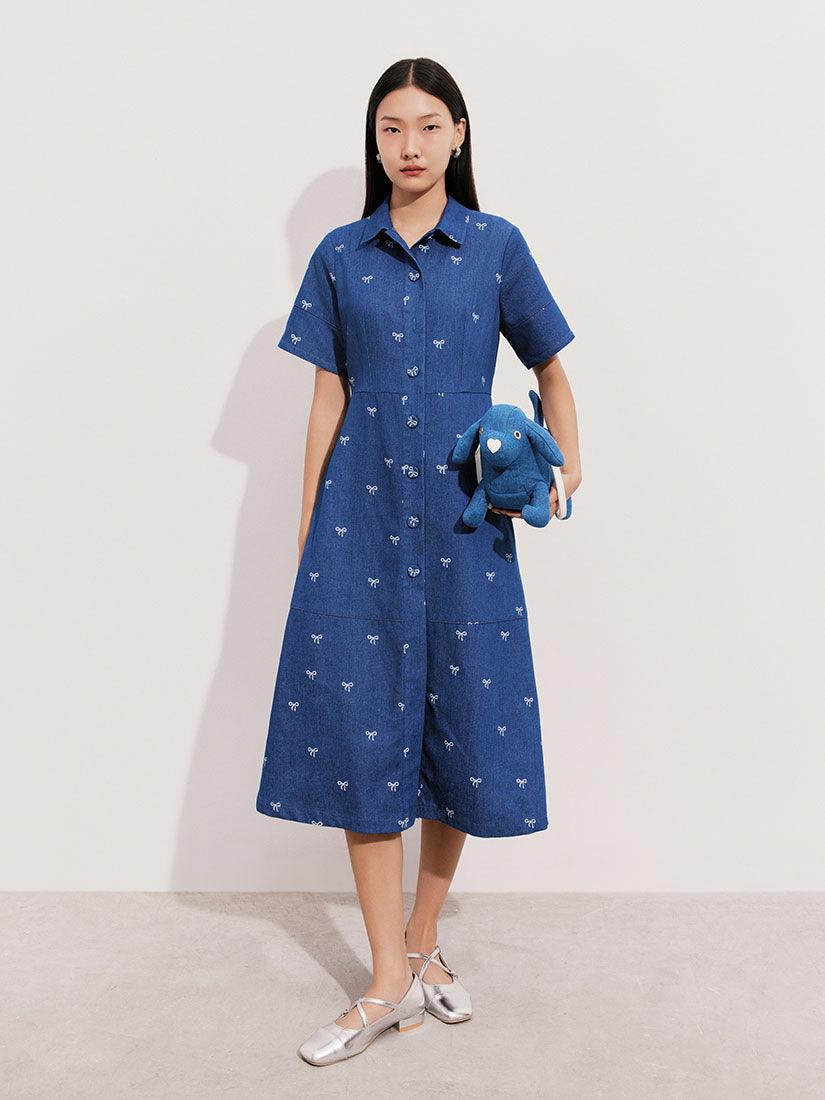 CLAIRE Denim Dress