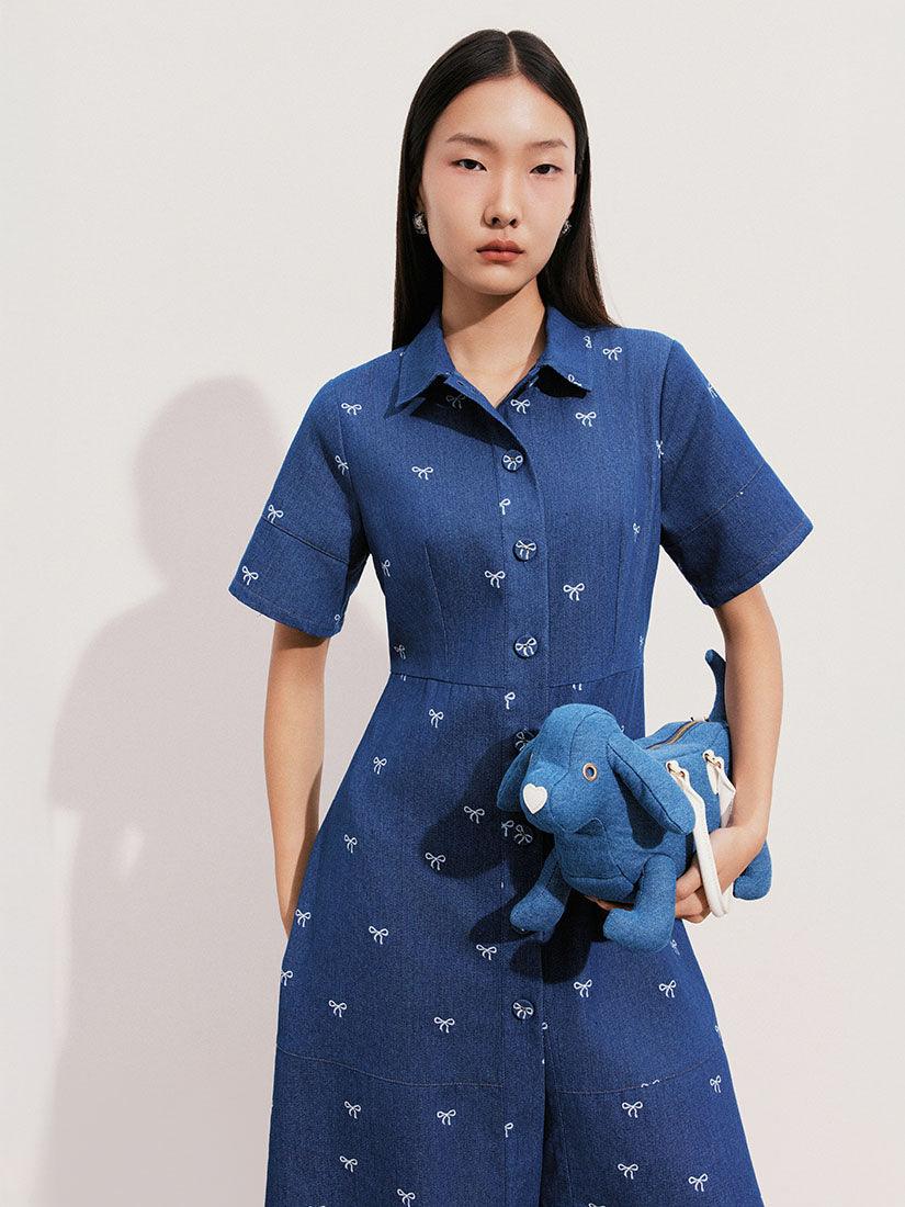 CLAIRE Denim Dress