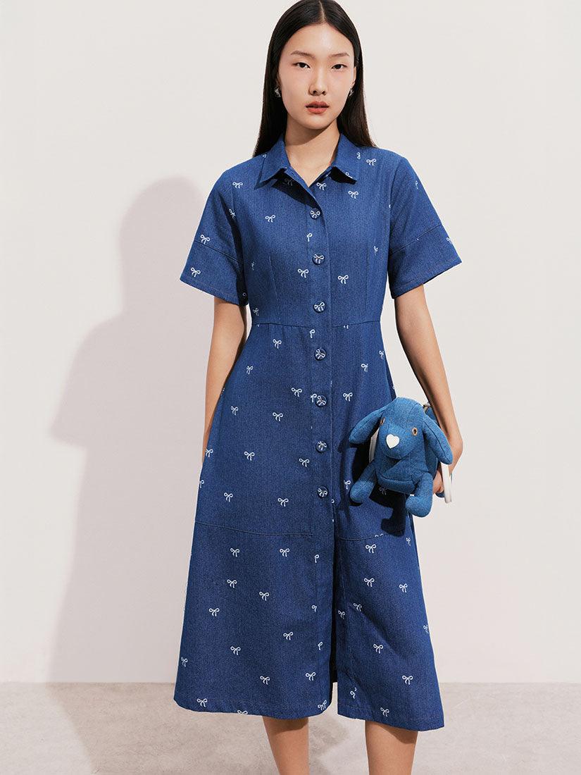 CLAIRE Denim Dress