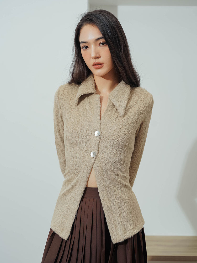 Hane Collared Cardigan