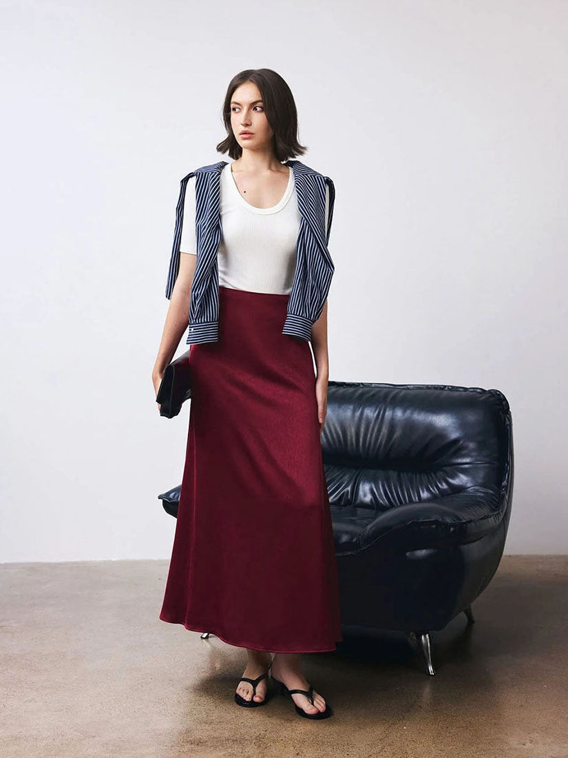 Silky Fishtail Skirt