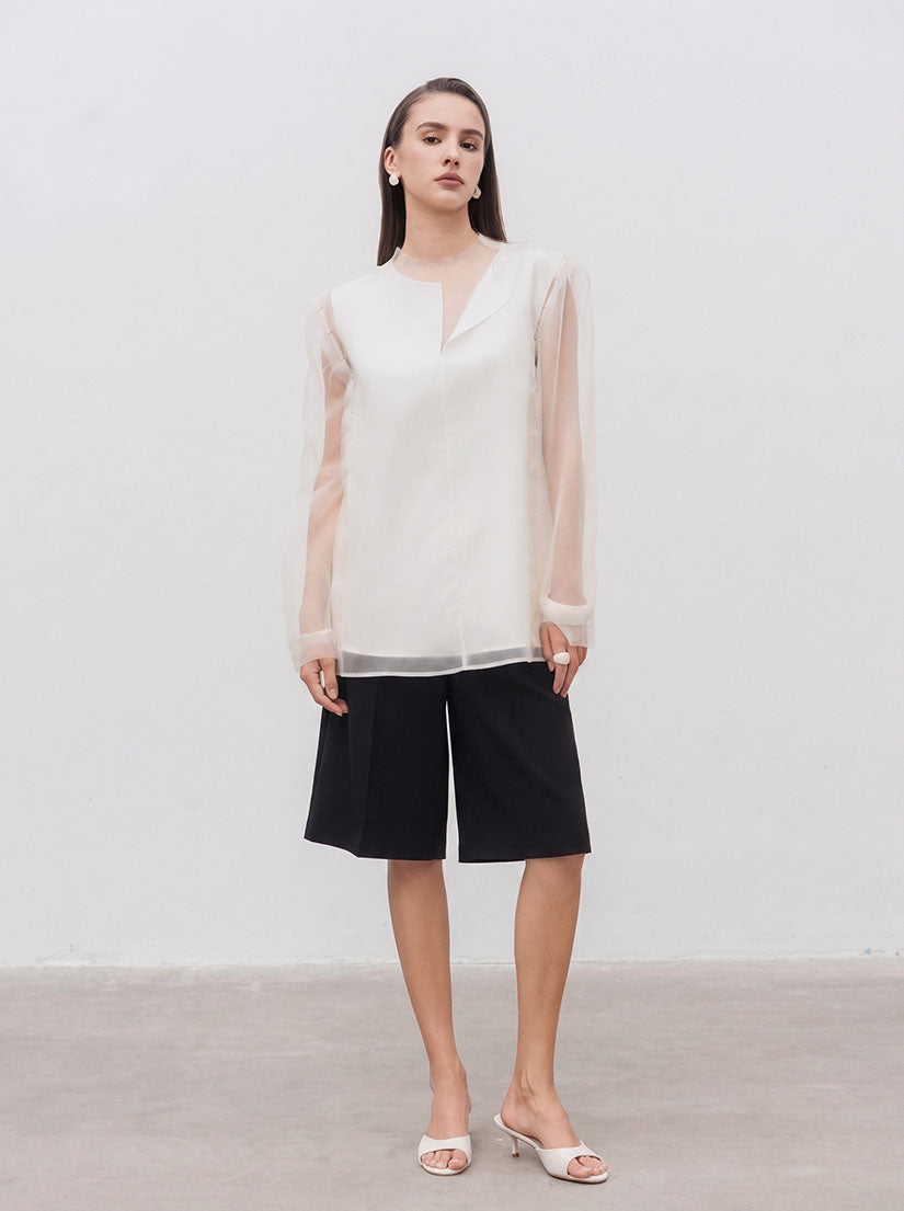 Double Layer Organza Top