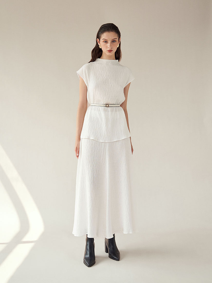 White Daina Skirt