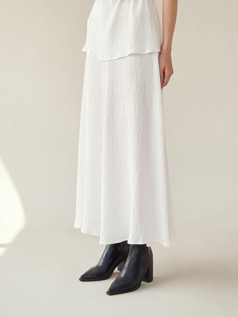 White Daina Skirt