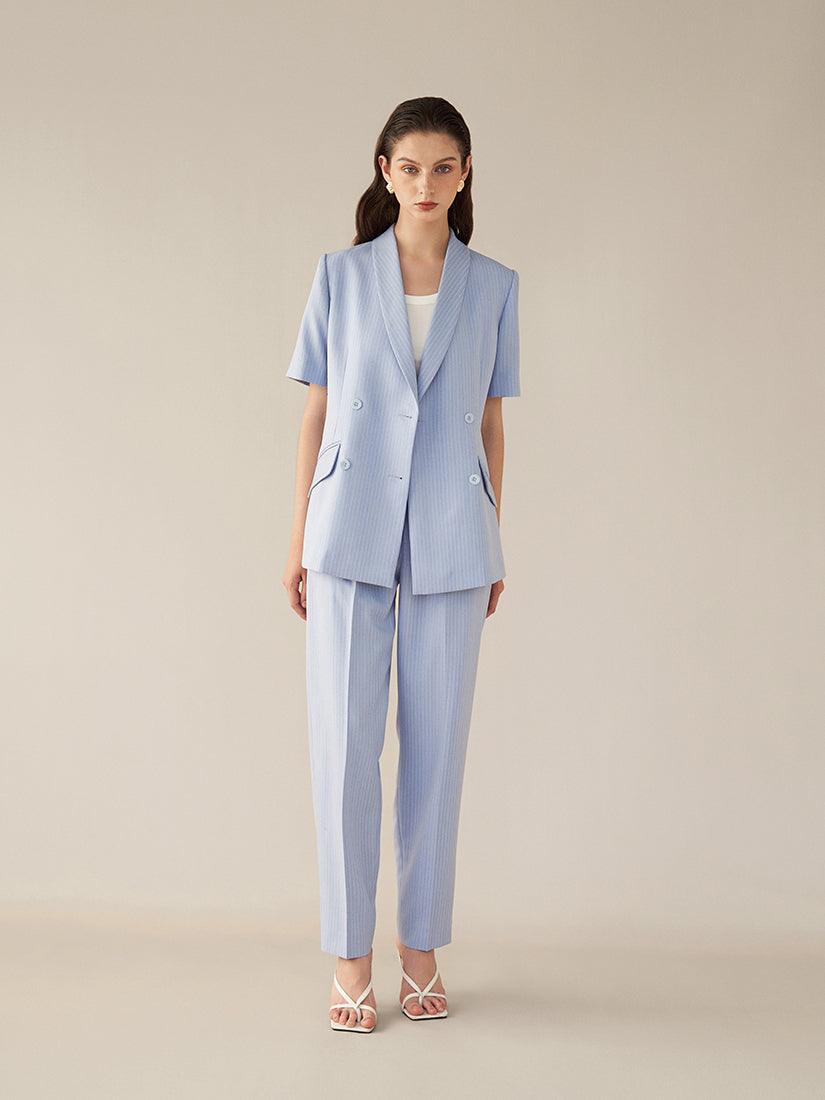 Baby Blue Wrenley Blazer