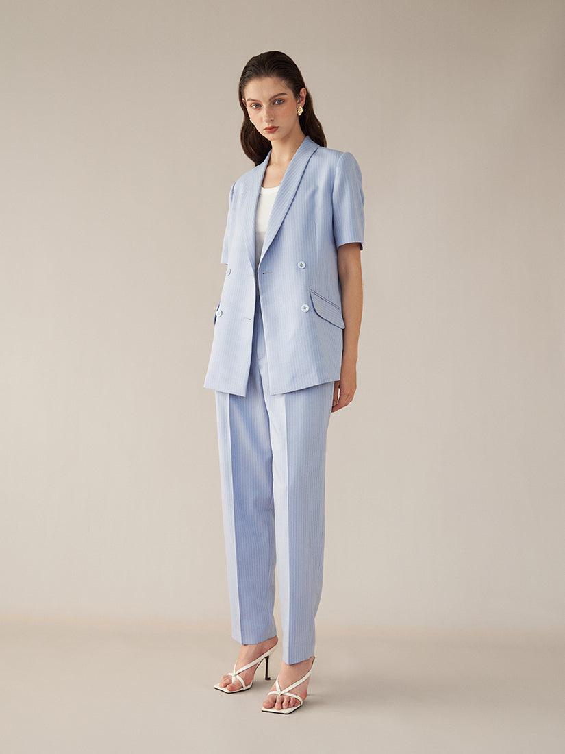 Baby Blue Wrenley Blazer