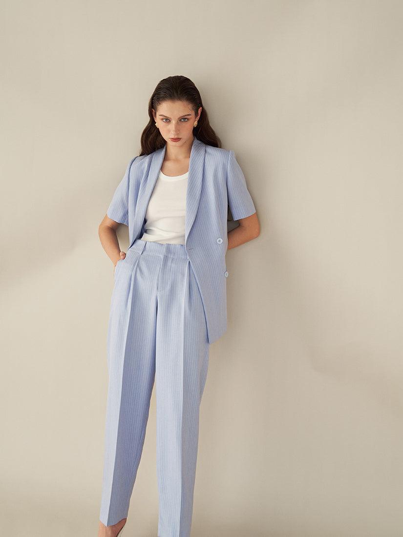 Baby Blue Wrenley Blazer