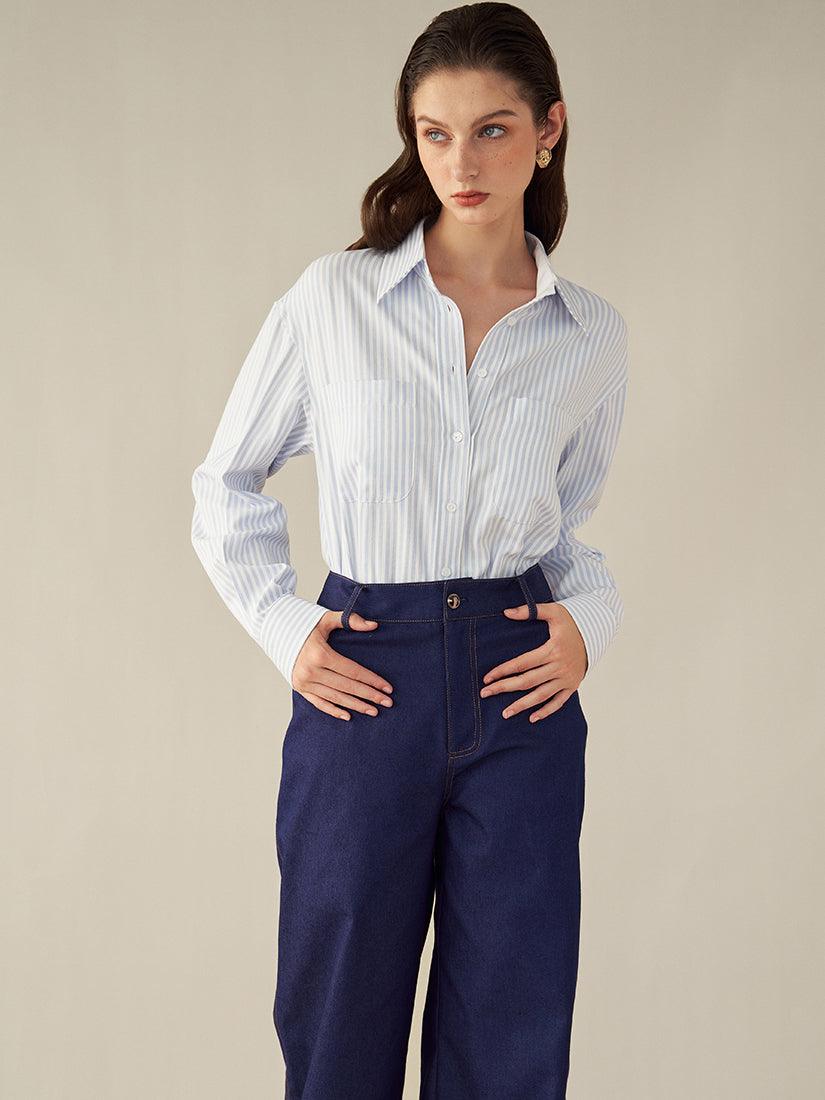 Blue Lenore Trousers