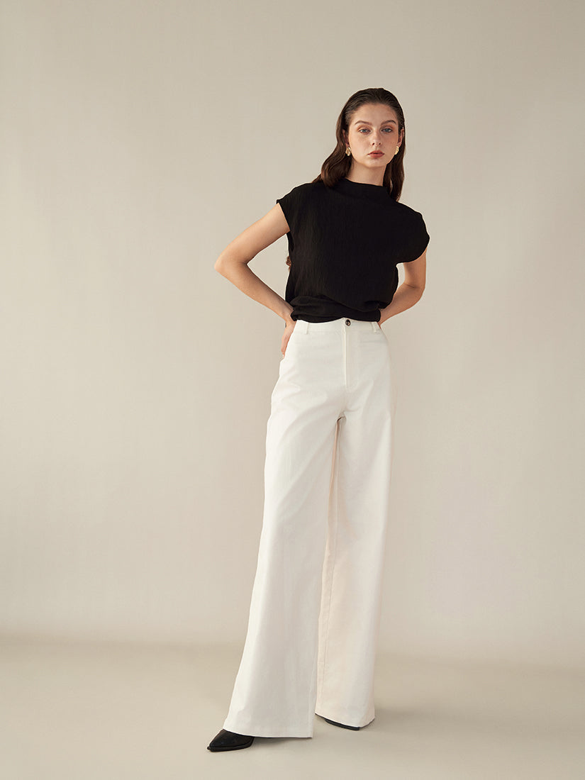 White Lenore Trousers