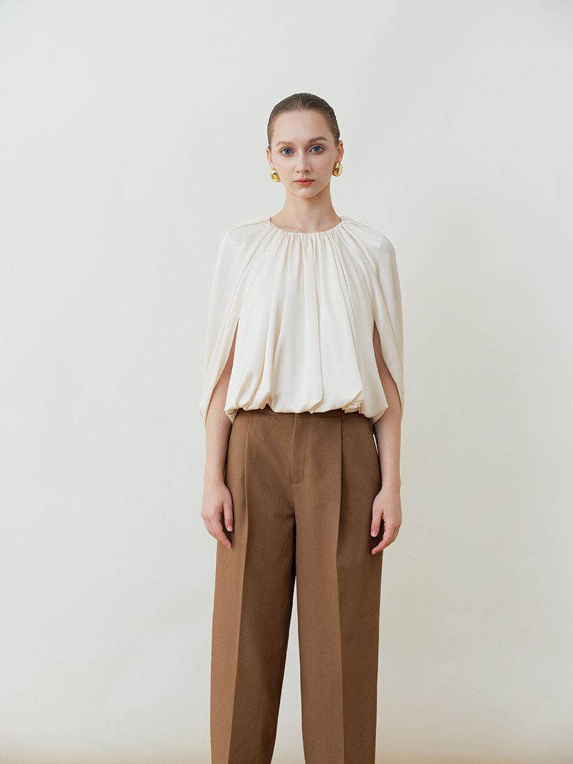 Cream Tulipa Top