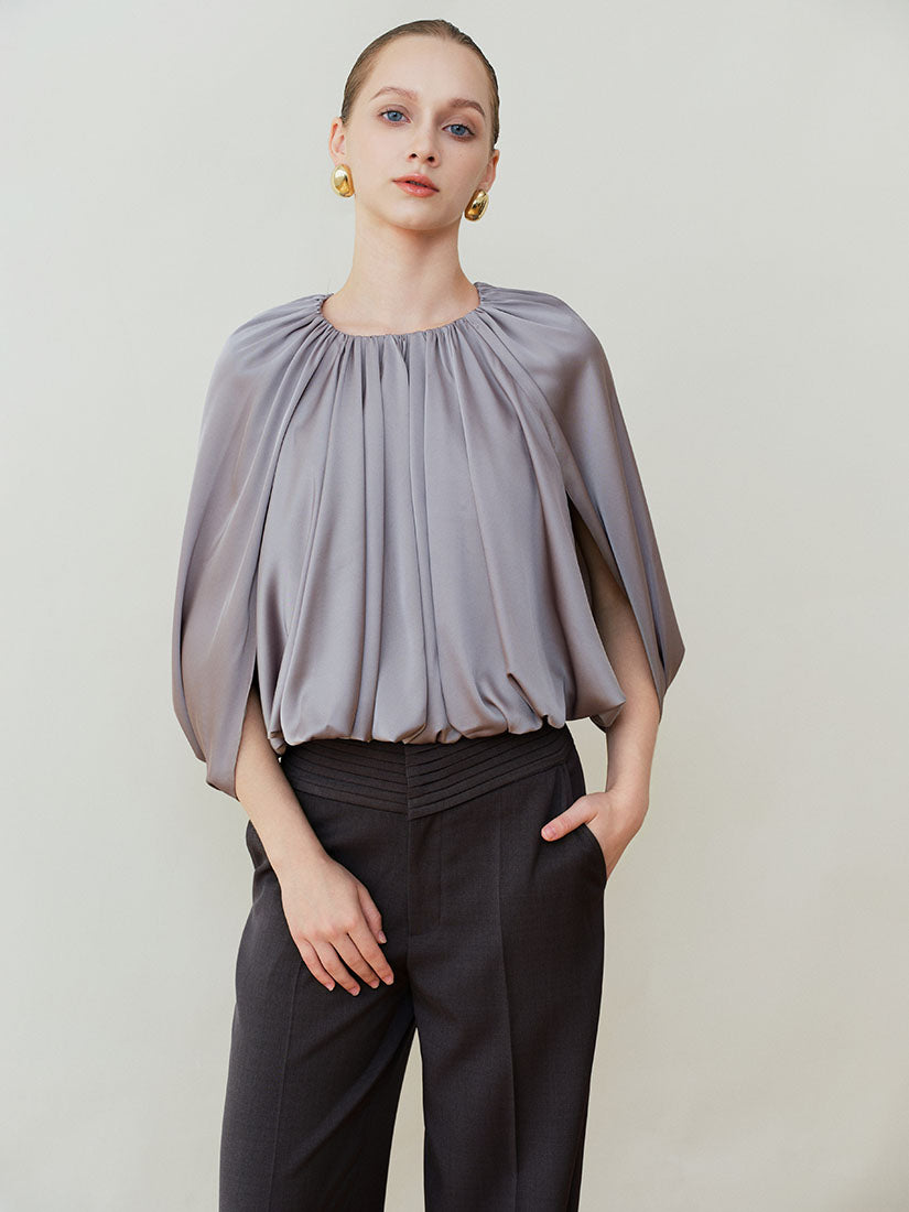 Grey Tulipa Top
