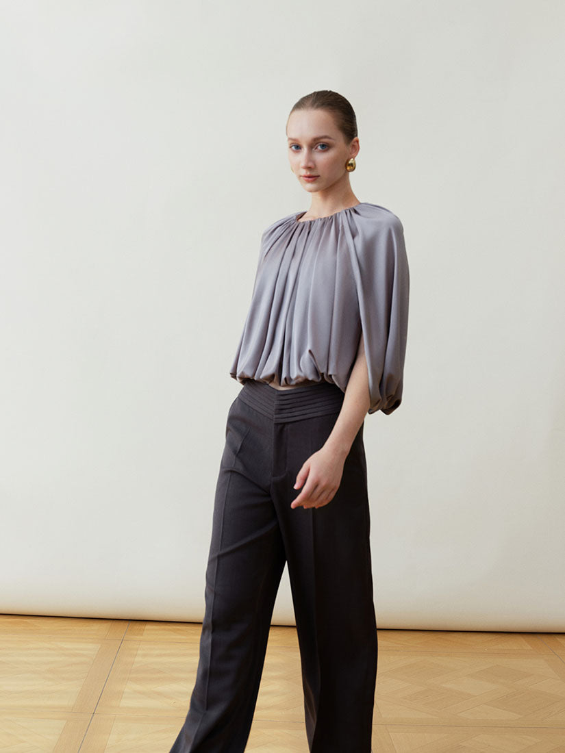 Grey Tulipa Top