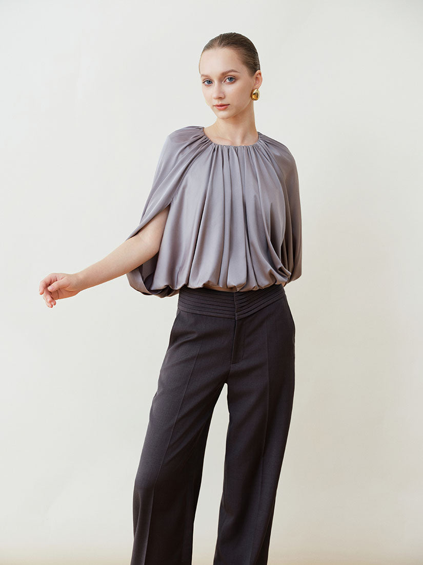 Grey Tulipa Top