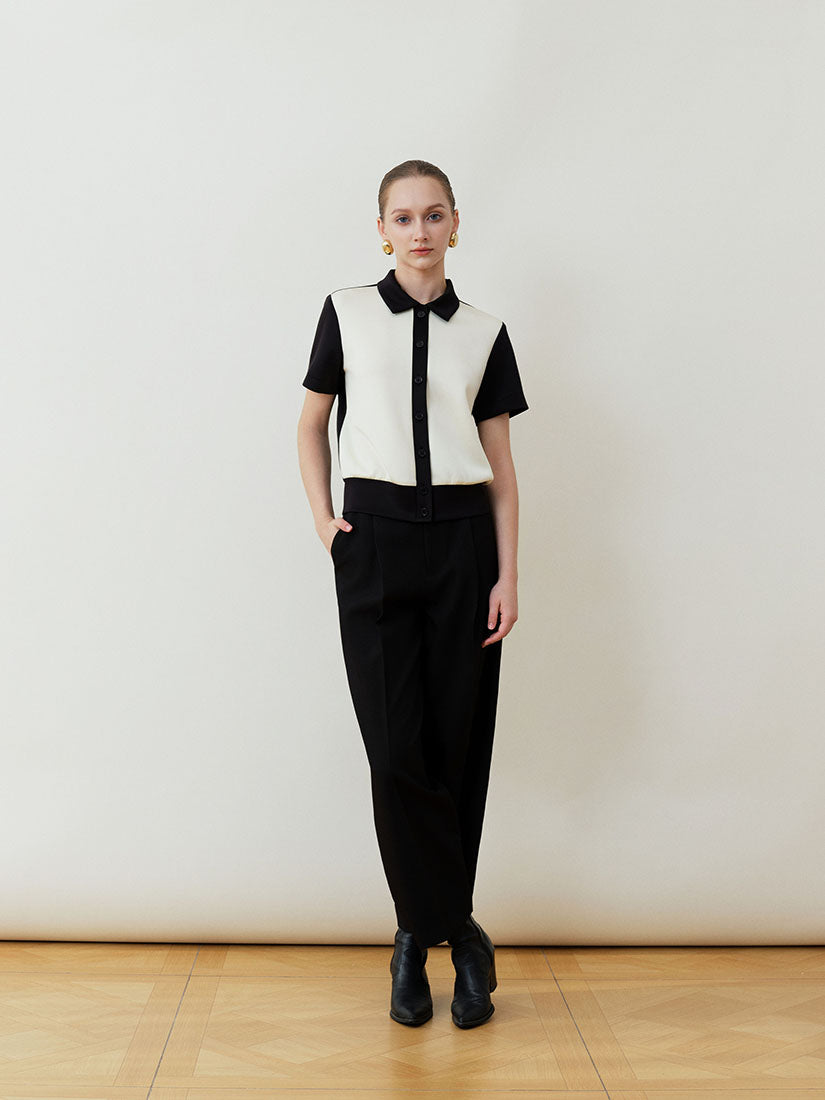 Black Pauline Top