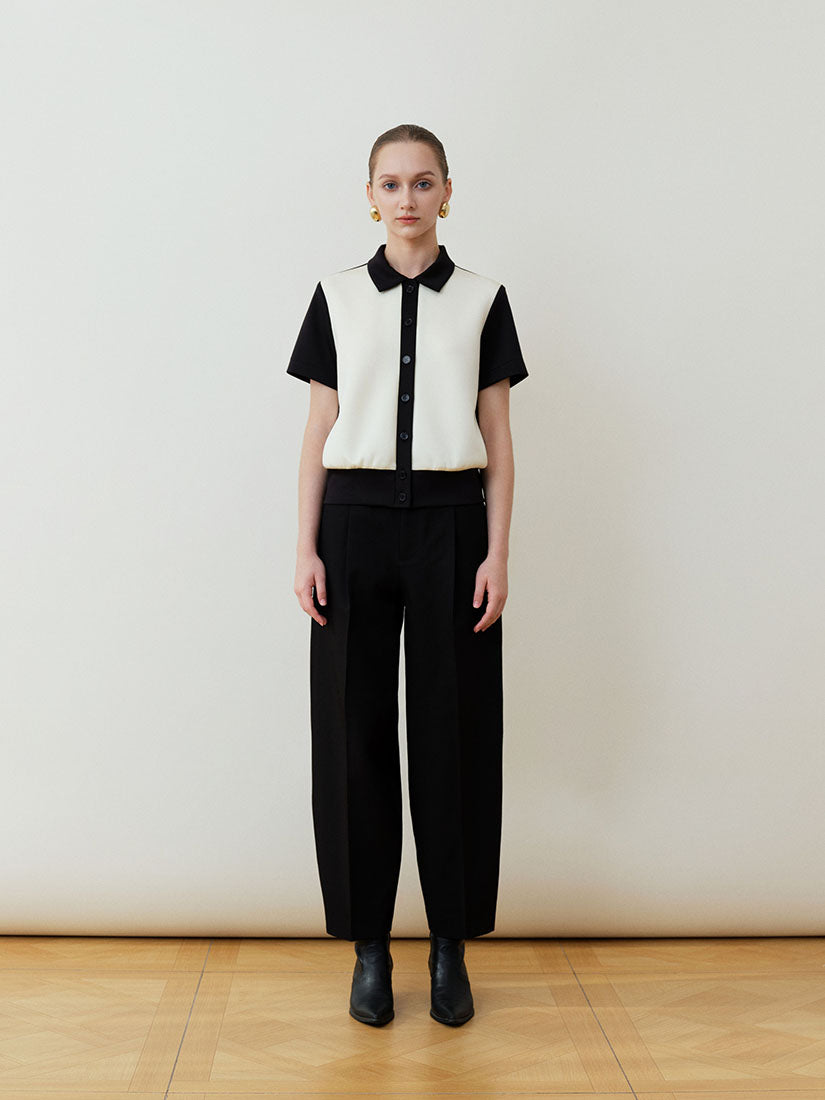 Black Pauline Top
