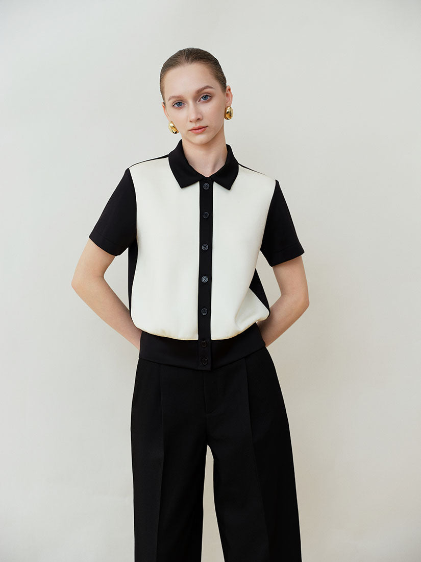 Black Pauline Top