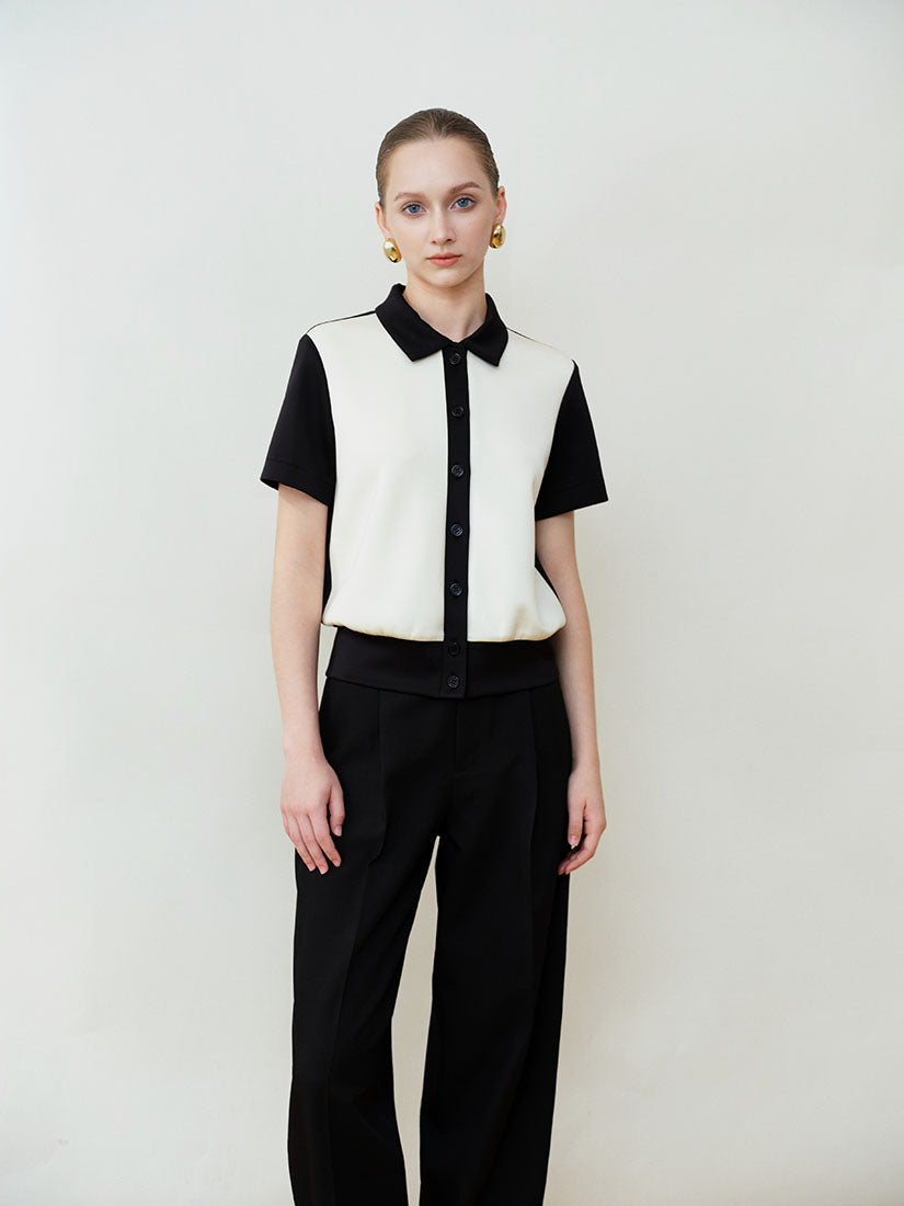 Black Pauline Top