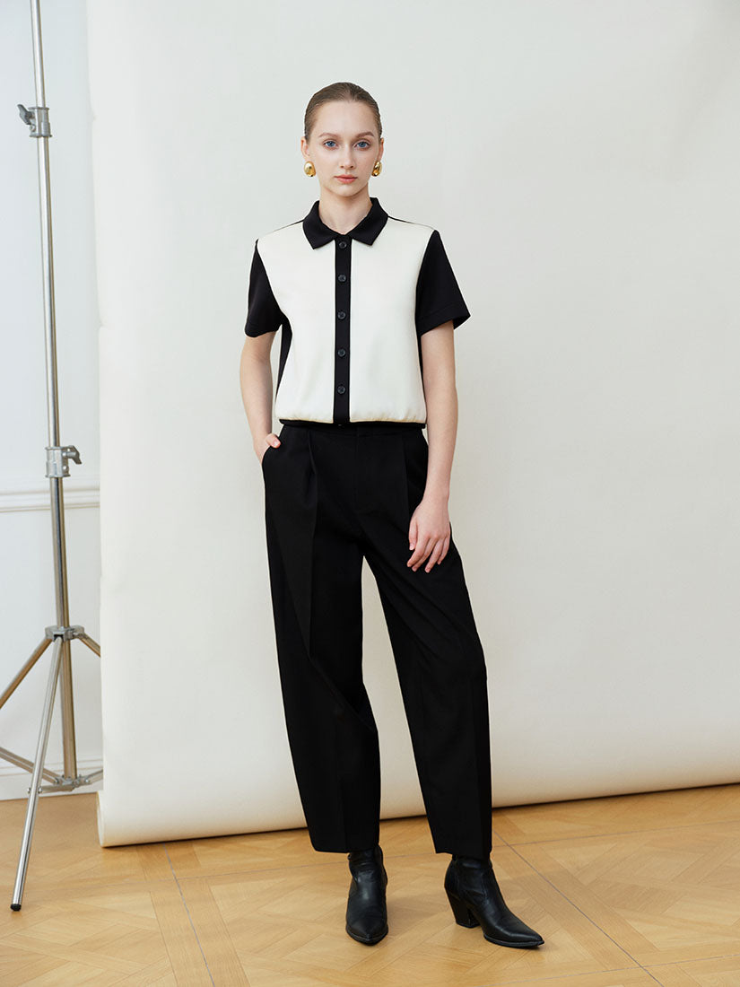 Black Pauline Top