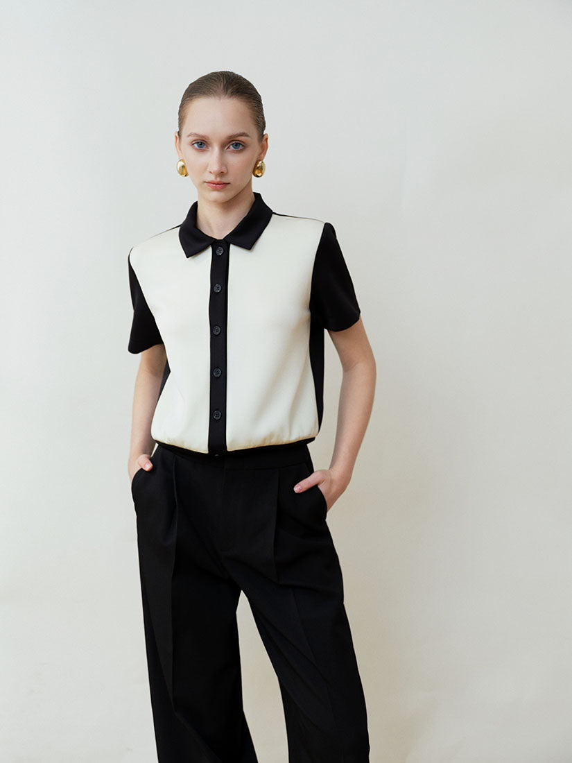 Black Pauline Top