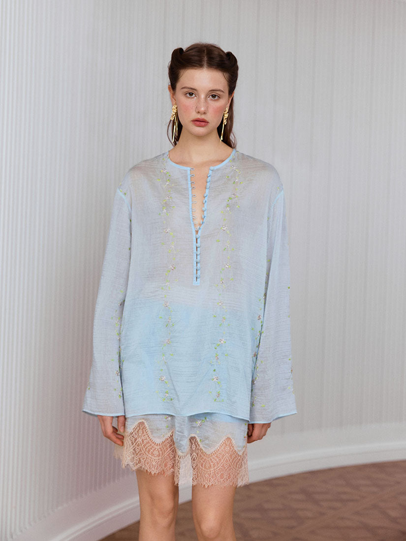 Rosalie Skort - Baby Blue