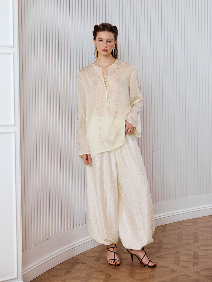 Rosalie Blouse - Light Yellow