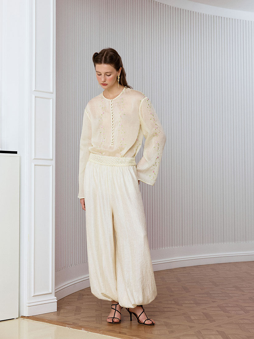 Rosalie Blouse - Light Yellow