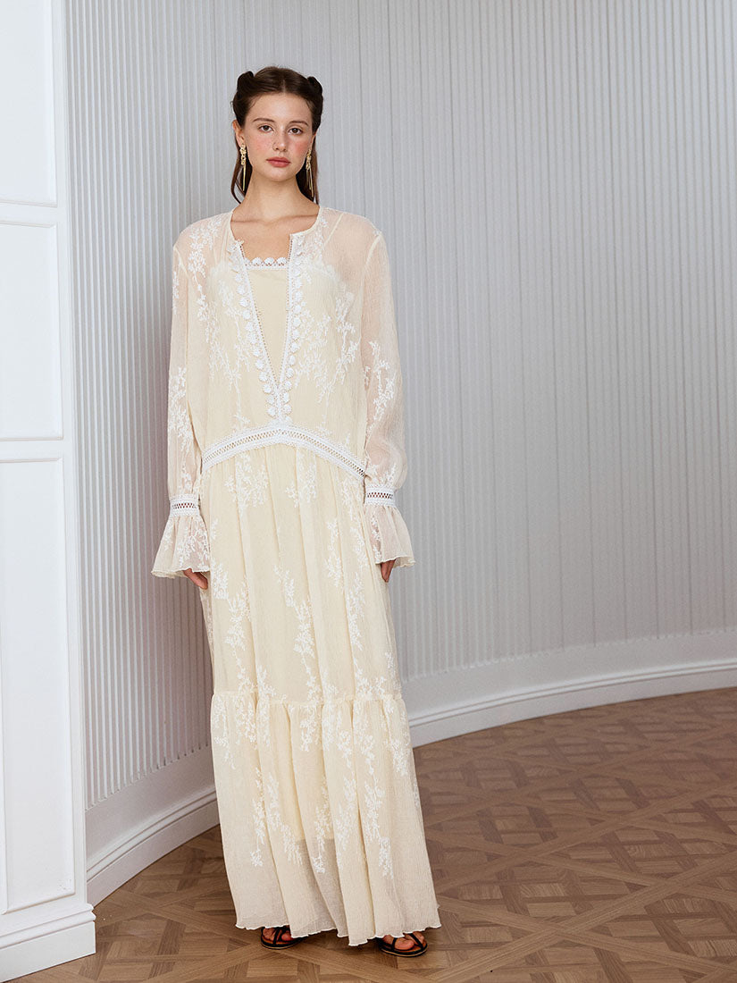 Trixie Dress - Beige