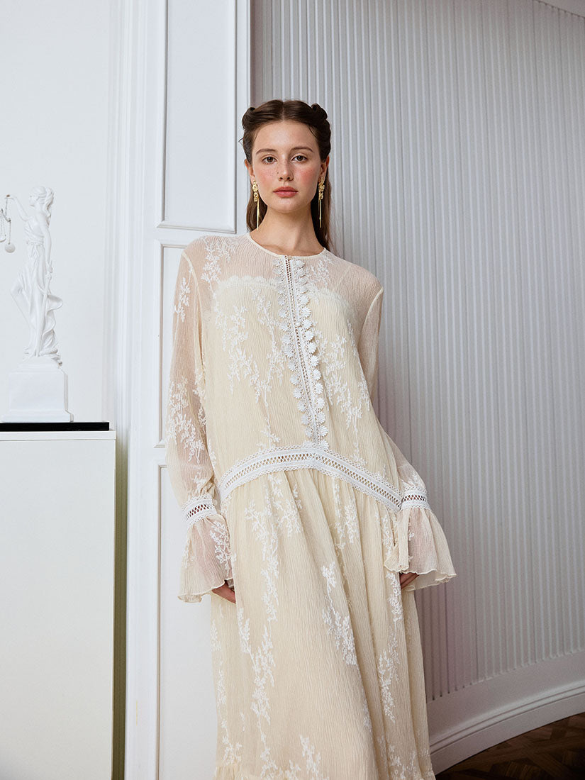 Trixie Dress - Beige