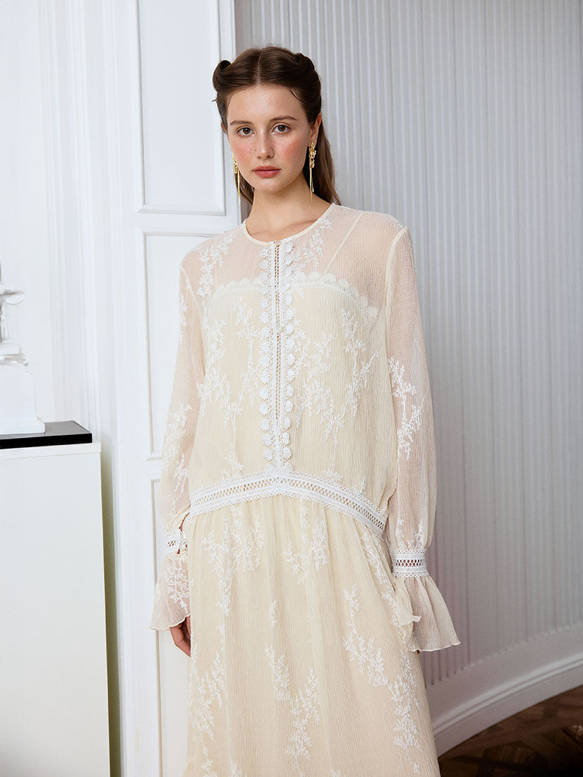 Trixie Dress - Beige
