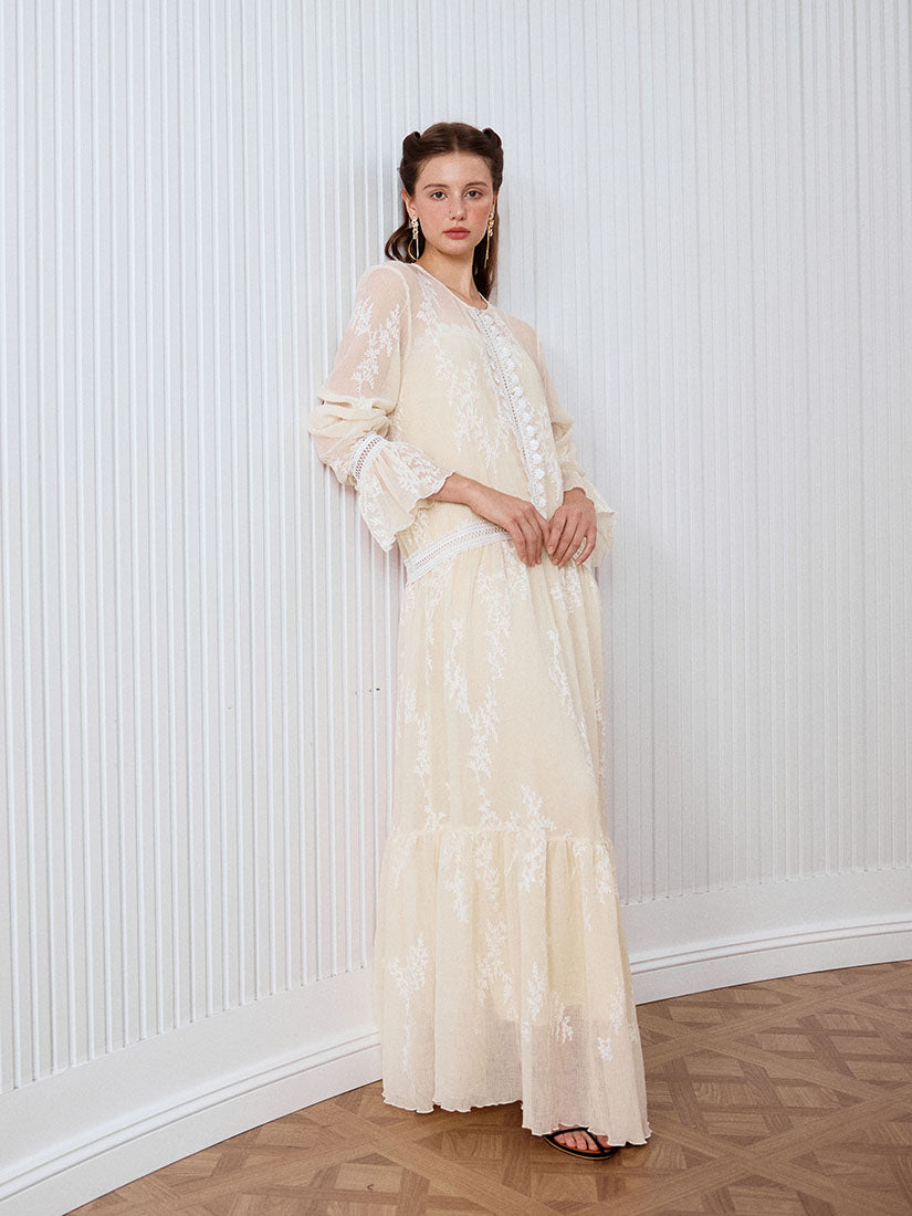 Trixie Dress - Beige