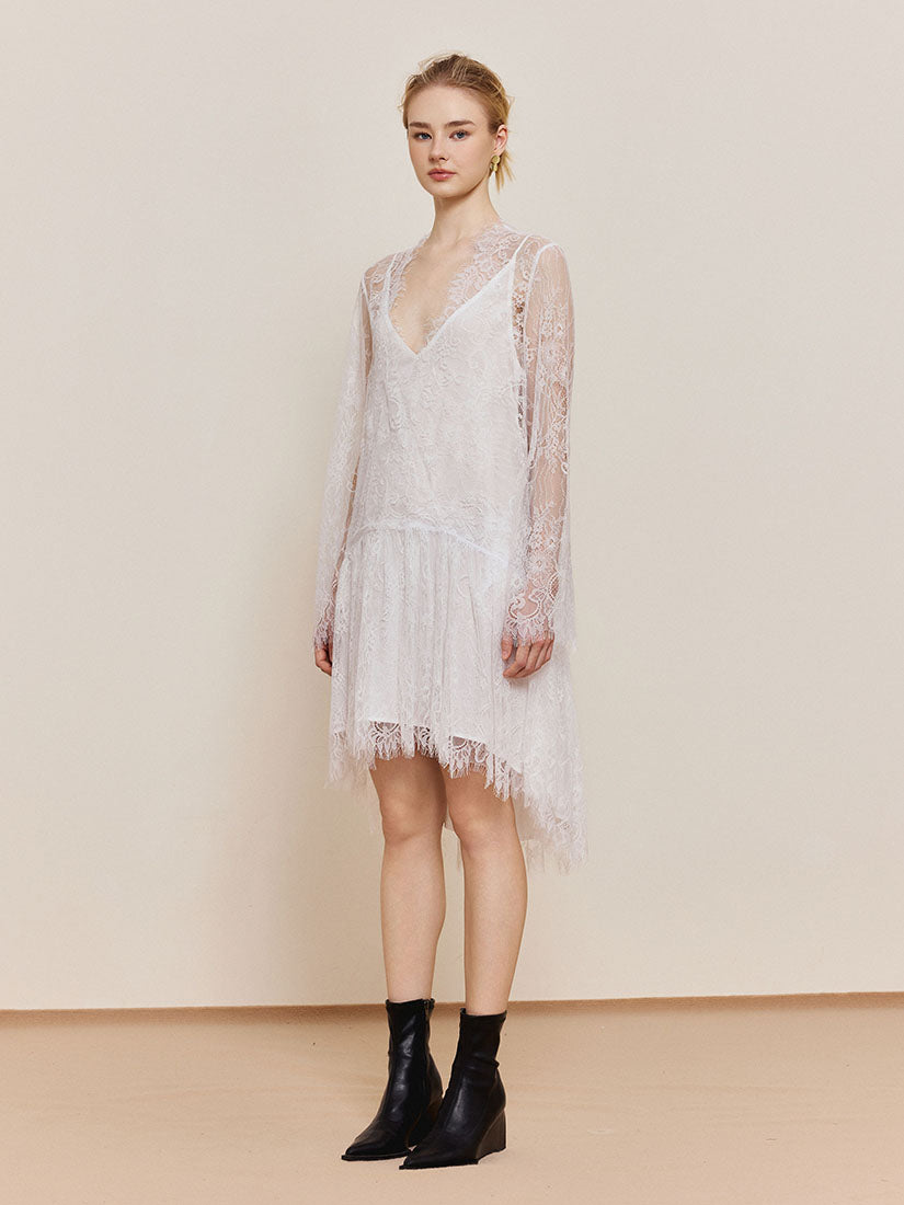 Celina Dress - White