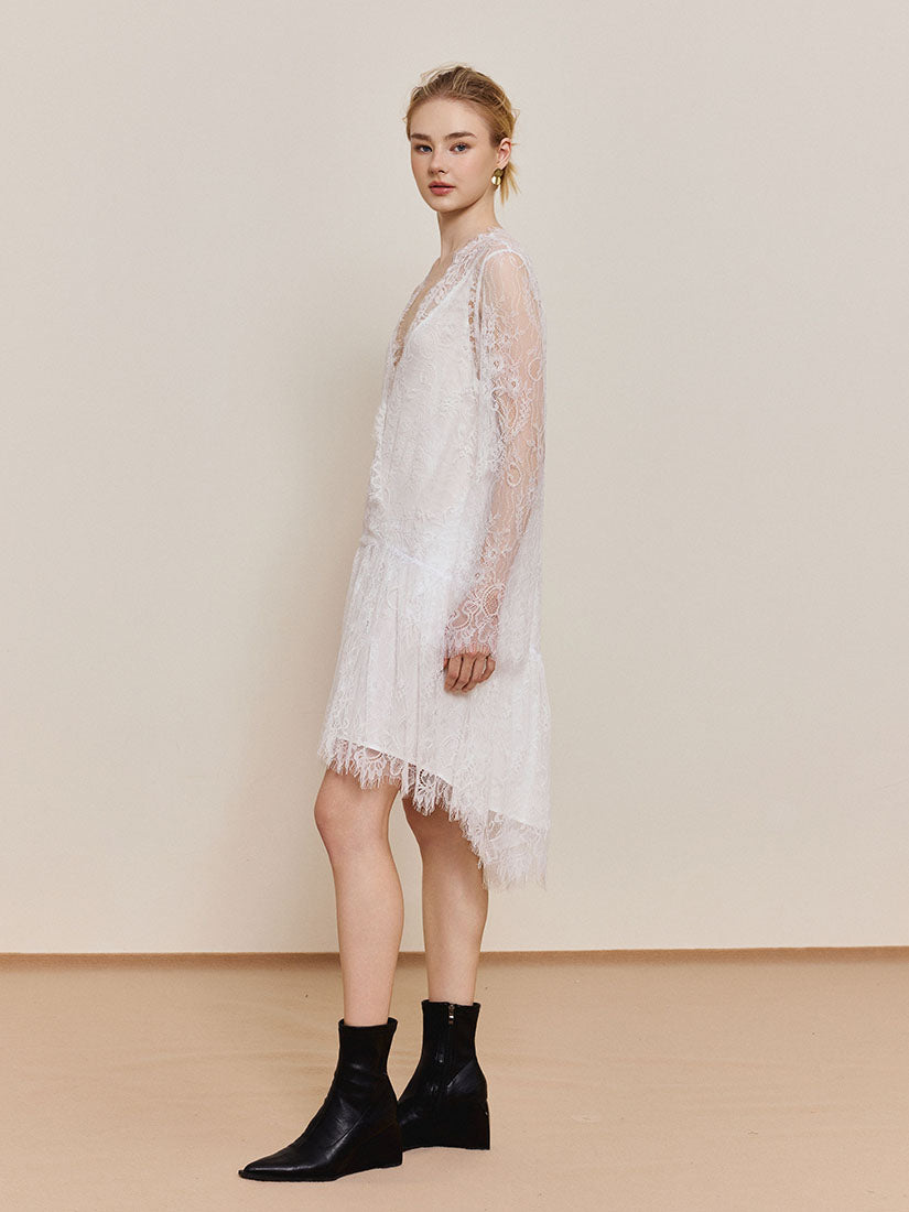 Celina Dress - White